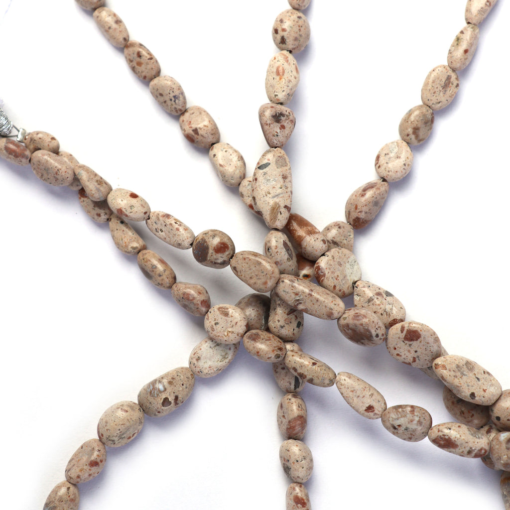 Brown Opal smooth tumble nuggets Beads, 4x6 mm to 6x10 mm, Unique Brown Matrix Opal Beads, Brown Opal , 8 Inch Full Strand, price per strand - National Facets, Gemstone Manufacturer, Natural Gemstones, Gemstone Beads