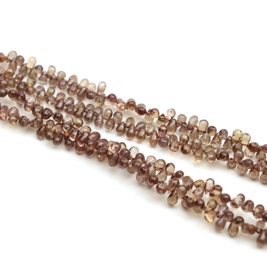 Color Change Garnet Smooth Drop Beads | Garnet Gemstone Beads | 2.5x4 mm to 4x5.5 mm | 8 Inch/ 16 Inch Full Strand | Price Per Strand - National Facets, Gemstone Manufacturer, Natural Gemstones, Gemstone Beads