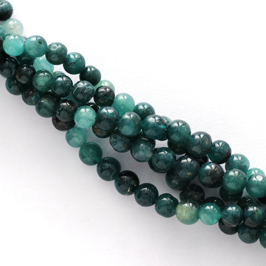 Natural Grandidierite Smooth Balls, Rare beads necklace, Fine Quality, 100% Natural, 5 mm to 6 mm, 8 Inch Strand - National Facets, Gemstone Manufacturer, Natural Gemstones, Gemstone Beads