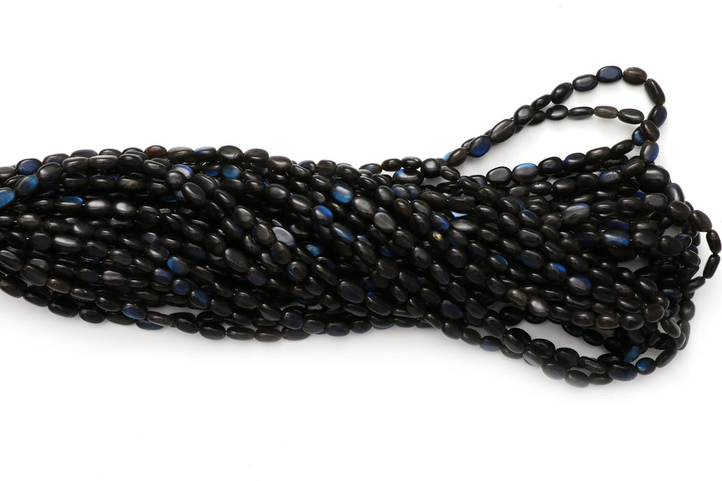 Labradorite Smooth Nuggets, 6x5 mm to 7x5 mm, Labradorite Beads,- Gem Quality , 18 Inch/ 46 Cm Full Strand, Price Per Strand - National Facets, Gemstone Manufacturer, Natural Gemstones, Gemstone Beads