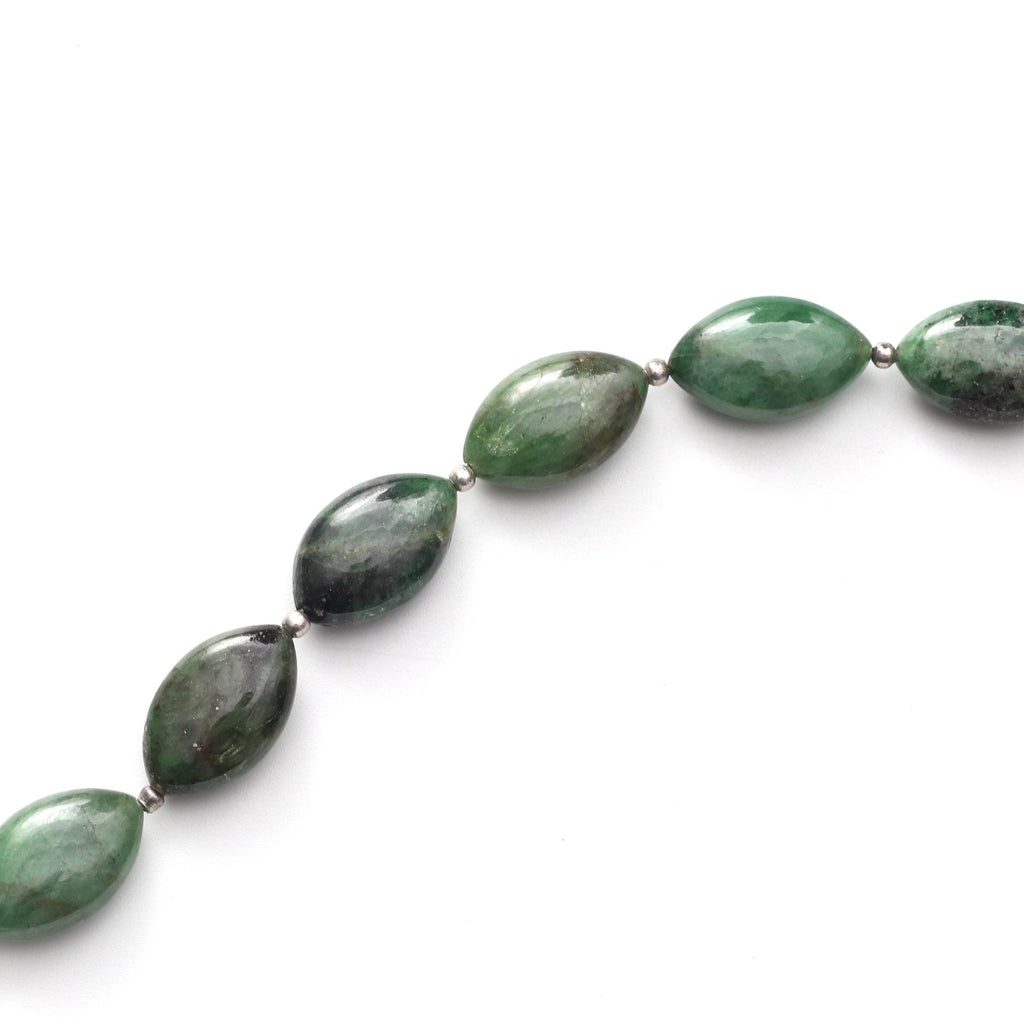 Jade Smooth Marquise Beads , Natural Jade Gemstone - 10.5x17 mm - Jade Marquise -Gem Quality, 8 Inch Full Strand, Price Per Strand - National Facets, Gemstone Manufacturer, Natural Gemstones, Gemstone Beads