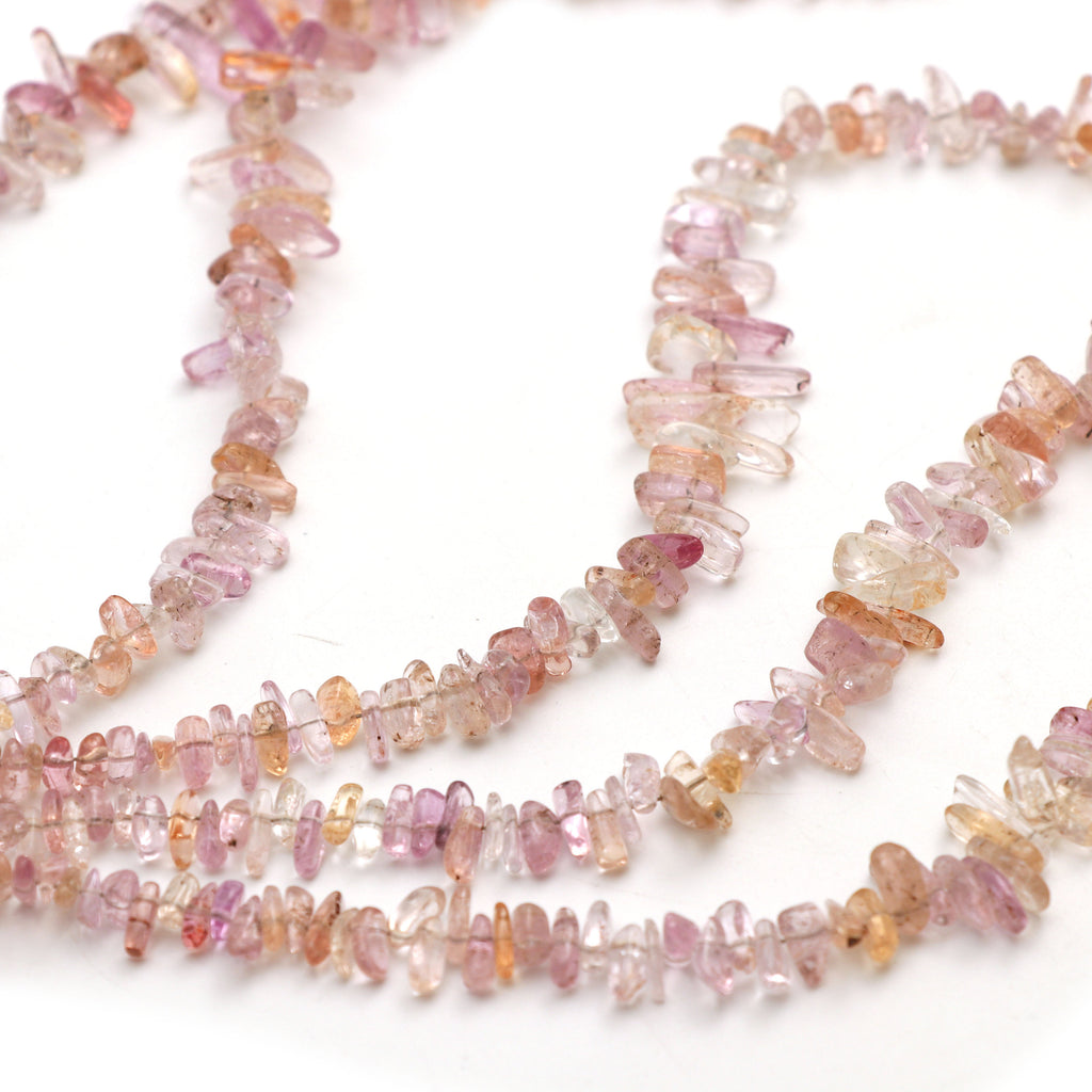 Imperial Topaz Smooth Nuggets Beads | 4x5.5 mm to 4.5x14.5 mm | Imperial Topaz Necklace Beads | 8 Inch Full Strand | Price Per Strand - National Facets, Gemstone Manufacturer, Natural Gemstones, Gemstone Beads