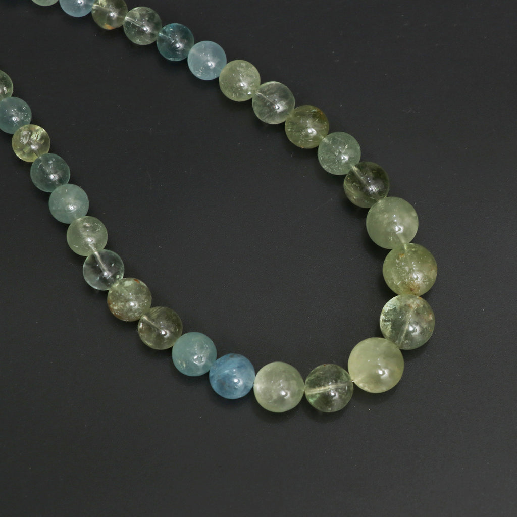 Natural Aquamarine Smooth Round Balls, 6 mm to 12 mm, Aquamarine Jewelry Handmade Gift for Women, 20 Inches Full Strand, Price Per Strand - National Facets, Gemstone Manufacturer, Natural Gemstones, Gemstone Beads, Gemstone Carvings