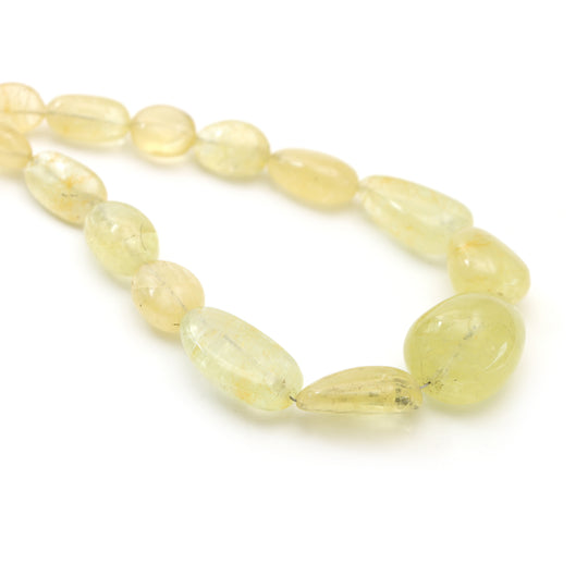 5x6.5 mm To 21.5x26 mm Aquamarine Smooth Tumble Shape Beads