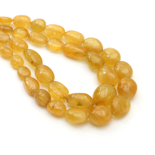 6.5x8 mm To 16x18 mm Aquamarine Smooth Tumble Beads