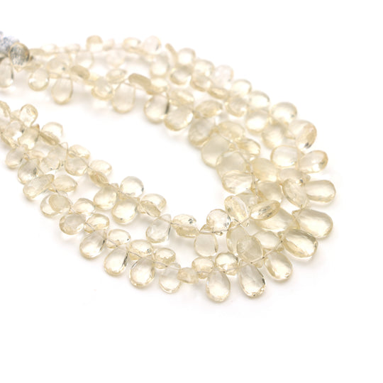 4x6 mm To 6x9 mm Oregon Sunstone Faceted Pear Shape Beads