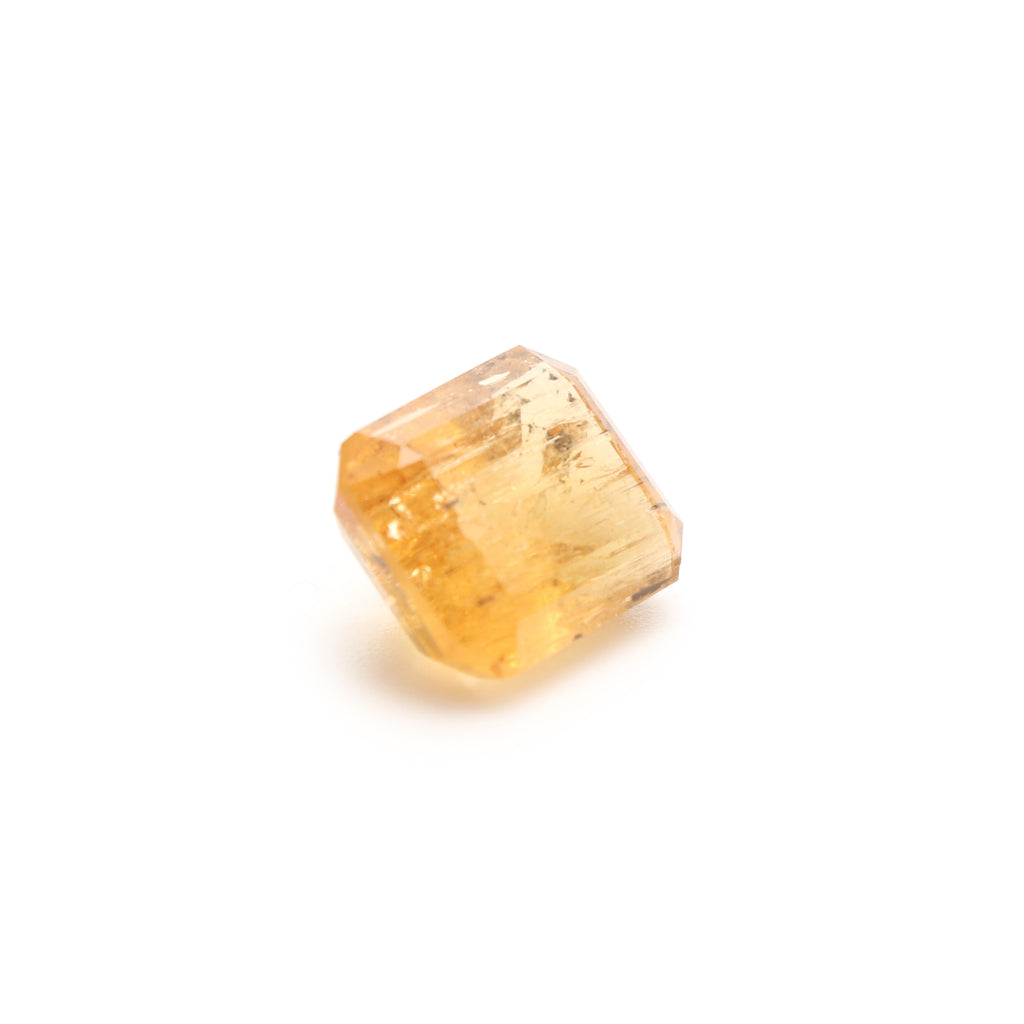 Imperial Topaz Faceted Octagon Loose Gemstone, 11.5x14.5 mm, Imperial Topaz Octagon Jewelry Making Gemstone, Ring Size Gemstone, 1 Piece - National Facets, Gemstone Manufacturer, Natural Gemstones, Gemstone Beads, Gemstone Carvings