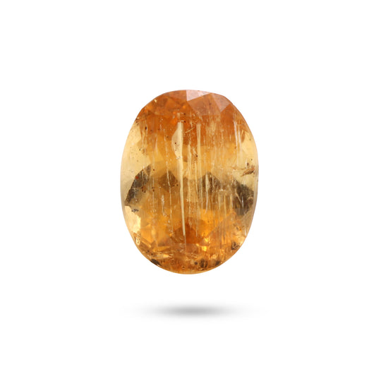 Imperial Topaz Faceted Oval Loose Gemstone, 10.5x14 mm, Imperial Topaz Oval Jewelry Making Gemstone, 1 Piece