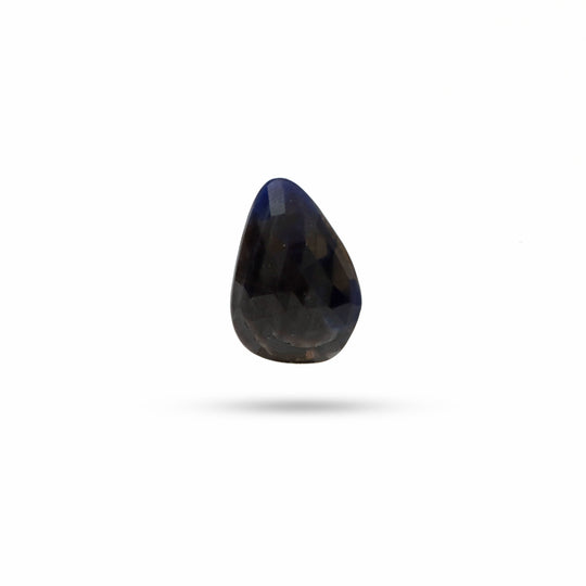 Blue Sapphire Faceted Organic Loose Gemstone, 21x30 mm, Blue Sapphire Jewelry Making Gemstone, 1 Piece