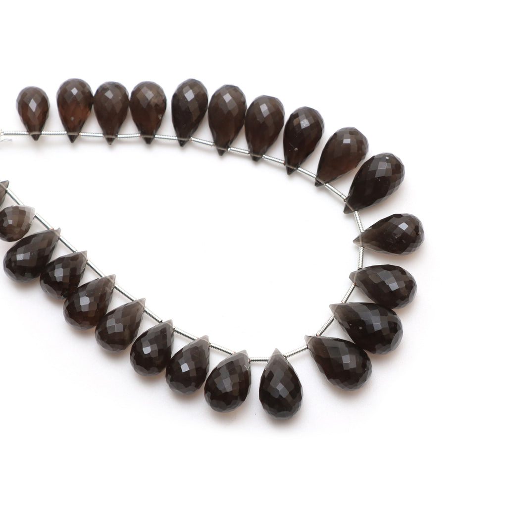 Saffordite Faceted Drop Beads, 8x13 mm to 11x18 mm, Saffordite Jewelry Handmade Gift for Women, 8.5 Inches Full Strand, Price Per Strand - National Facets, Gemstone Manufacturer, Natural Gemstones, Gemstone Beads, Gemstone Carvings