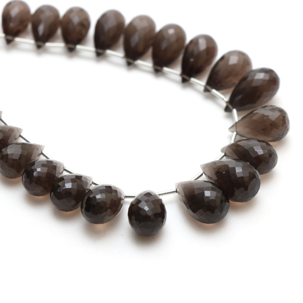 Saffordite Faceted Drop Beads, 8x13 mm to 11x18 mm, Saffordite Jewelry Handmade Gift for Women, 8.5 Inches Full Strand, Price Per Strand - National Facets, Gemstone Manufacturer, Natural Gemstones, Gemstone Beads, Gemstone Carvings