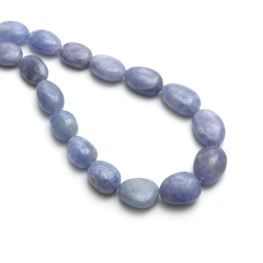 Hackmanite Smooth Tumble Beads, 8.5x11.5 to 14.5x19 mm, Hackmanite Jewelry Making Beads, 20 Inches Full Strand, Price Per Strand