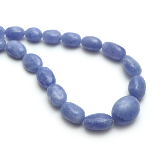 Hackmanite Smooth Tumble Beads, 8x12 to 18.5x24 mm, Hackmanite Jewelry Making Beads, 20 Inches Full Strand, Price Per Strand