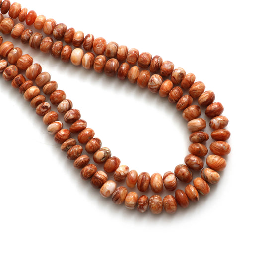 Caramel Opal Smooth Rondelle Beads, 5 mm to 8 mm, Opal Jewelry Making Beads, 8 Inch/ 18 Inch Full Strand, Price Per Strand