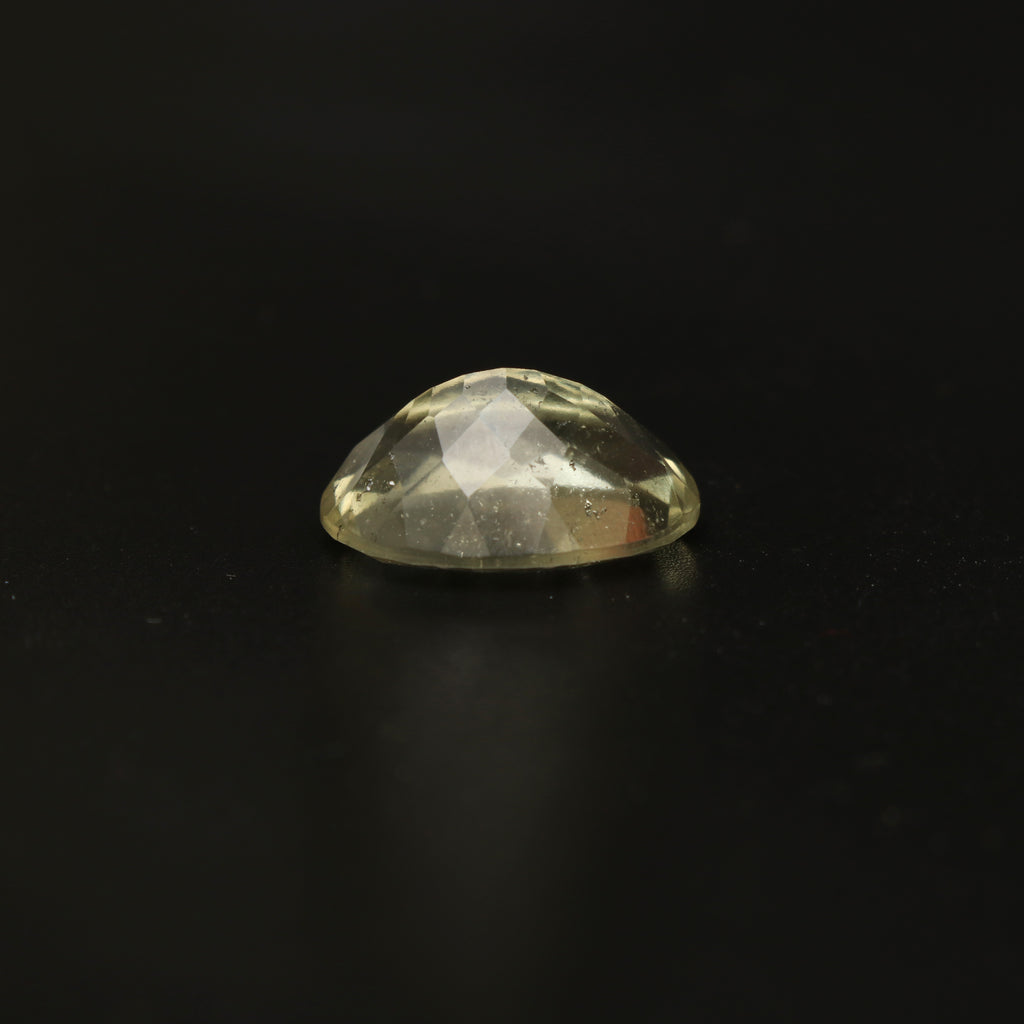 Natural Libyan Desert Glass Faceted Oval Loose Gemstone, 16x21 mm, Libyan Glass Faceted Oval Jewelry Making Gemstone, 1 Piece - National Facets, Gemstone Manufacturer, Natural Gemstones, Gemstone Beads, Gemstone Carvings