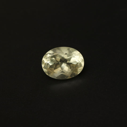 Natural Libyan Desert Glass Faceted Oval Loose Gemstone, 17x25 mm , Libyan Glass Faceted Oval Jewelry Making Gemstone, 1 Piece