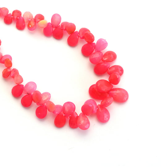 Ethiopian Opal Faceted Pear Beads, 4.5x6 mm To 8.5x13.5 mm, Ethiopian Opal Jewelry Making Beads, 8 Inches Full Strand, Price Per Strand