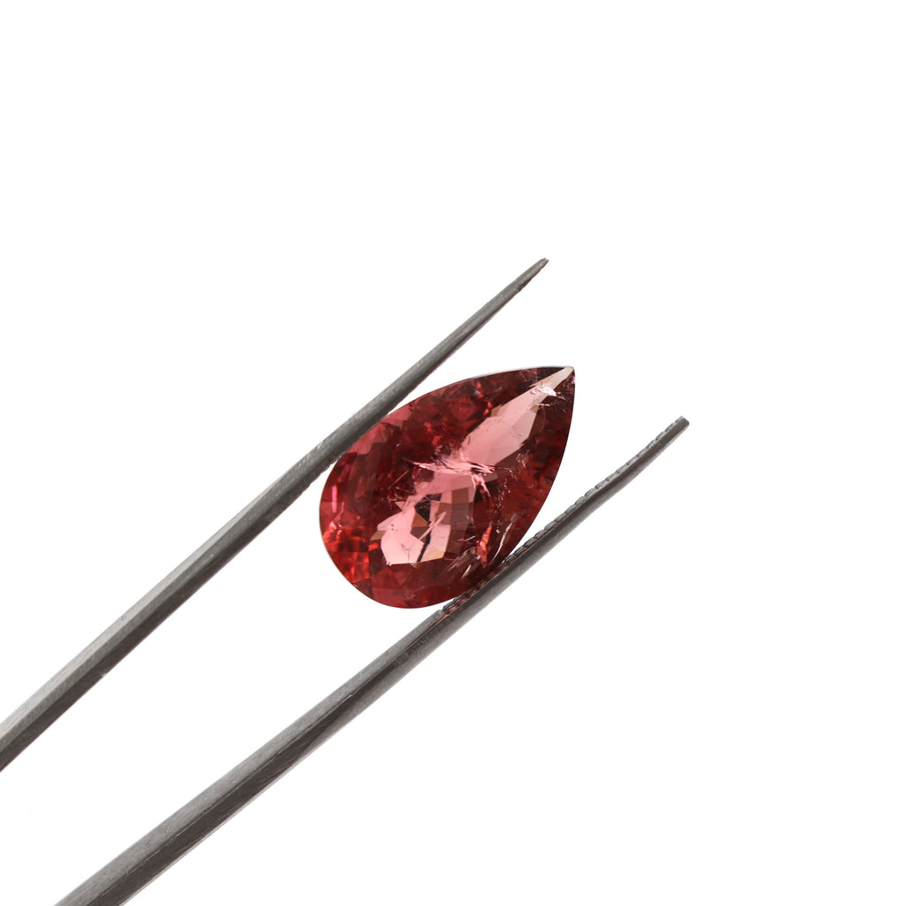 Natural Tourmaline Faceted Pear Loose Gemstone, 11x18 mm, Tourmaline Jewelry Handmade Gift for Women, 1 Piece - National Facets, Gemstone Manufacturer, Natural Gemstones, Gemstone Beads