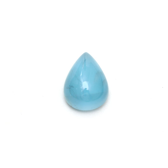 Natural Aquamarine Smooth Pear Loose Gemstone, 14.5x19.5 mm, Aquamarine Jewelry Making Gemstone, Set of 1 Piece
