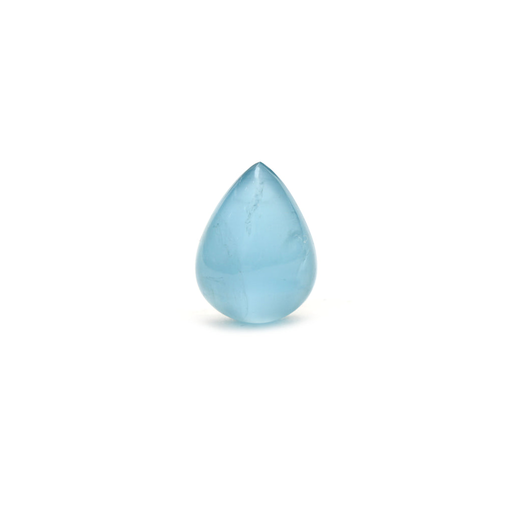 Natural Aquamarine Smooth Pear Loose Gemstone, 14.5x19.5 mm, Aquamarine Pear Handmade Jewelry, Set of 1 Piece - National Facets, Gemstone Manufacturer, Natural Gemstones, Gemstone Beads