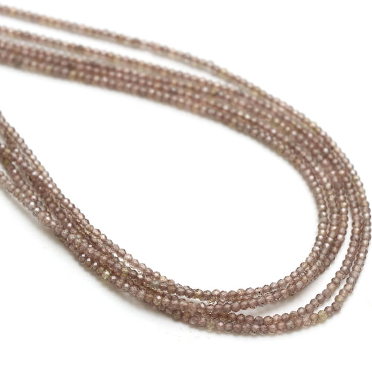 Natural Change Color Garnet Micro Faceted Rondelle Beads, 2 mm, Garnet Jewelry Making Beads, 18 Inch Full Strand, Price Per Strand