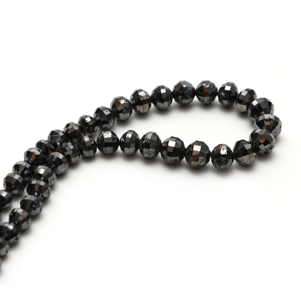 Diamond Faceted Round Balls Beads