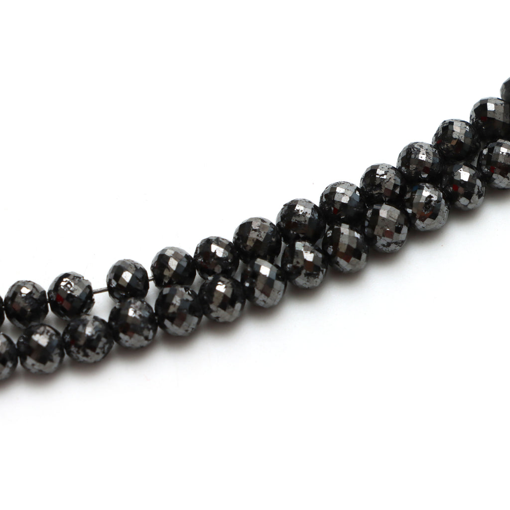 Diamond Faceted Round Balls Beads