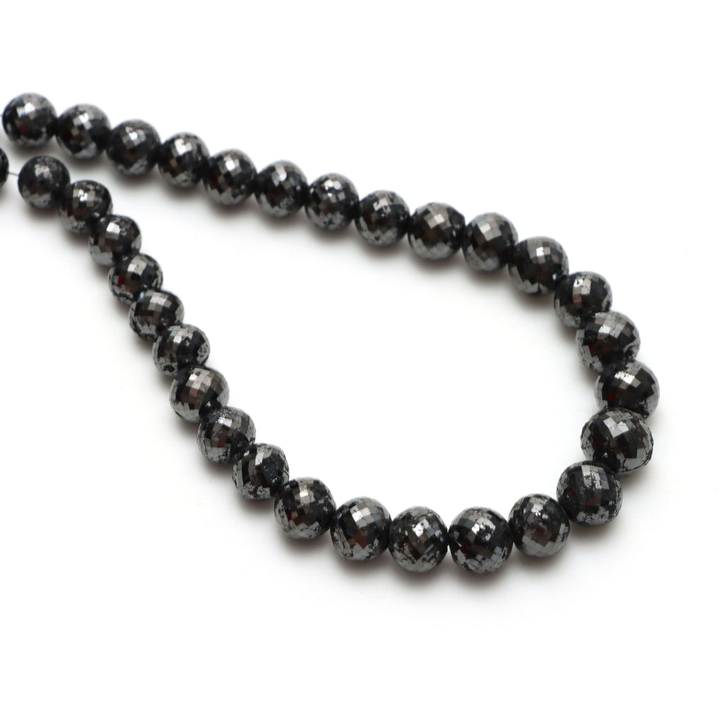 Diamond Faceted Round Balls Beads