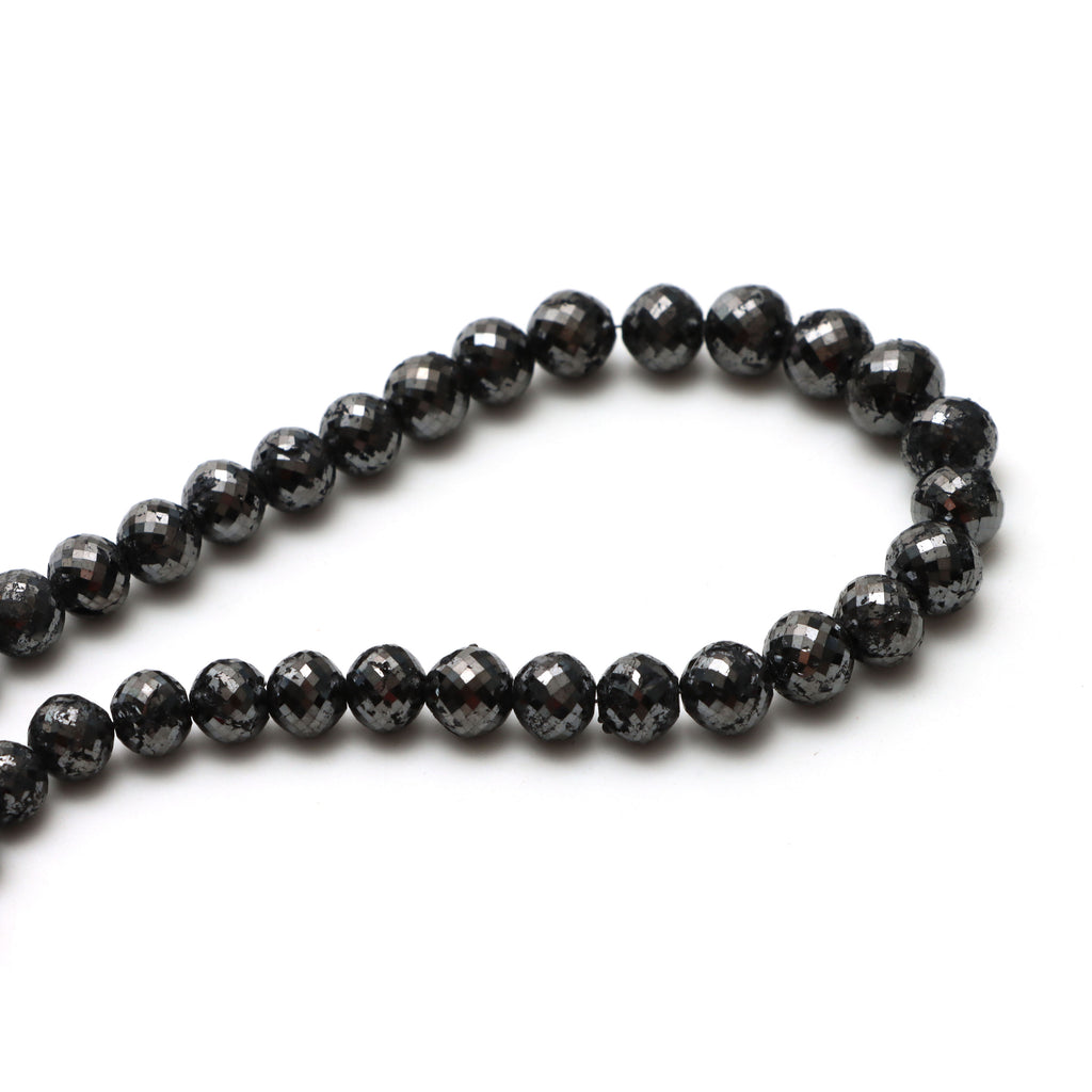 Diamond Faceted Round Balls Beads