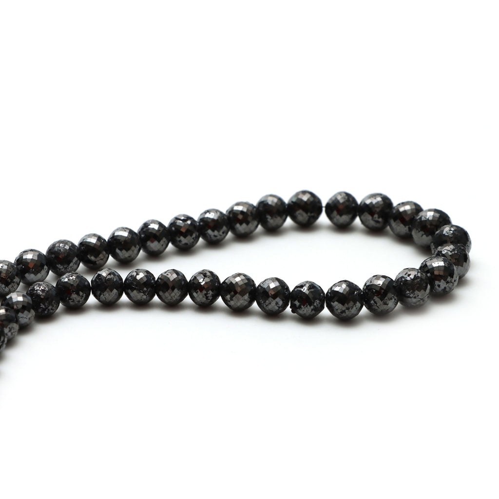 Diamond Faceted Round Balls Beads