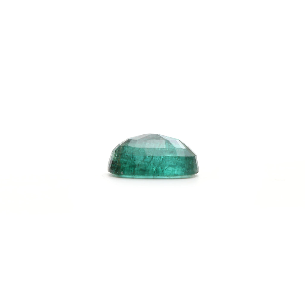 Natural Emerald Faceted Oval Loose Gemstone, 10x14.5 mm, Emerald Jewelry Handmade Gift for Women, 1 Piece - National Facets, Gemstone Manufacturer, Natural Gemstones, Gemstone Beads
