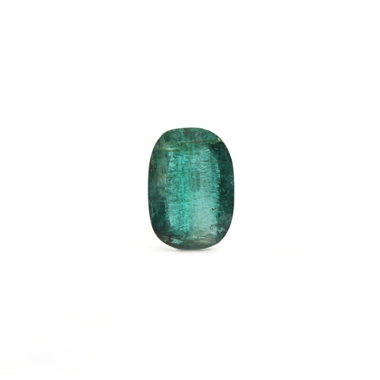 Natural Emerald Faceted Oval Loose Gemstone, 10x14.5 mm, Emerald Jewelry Making Gemstone, 1 Piece