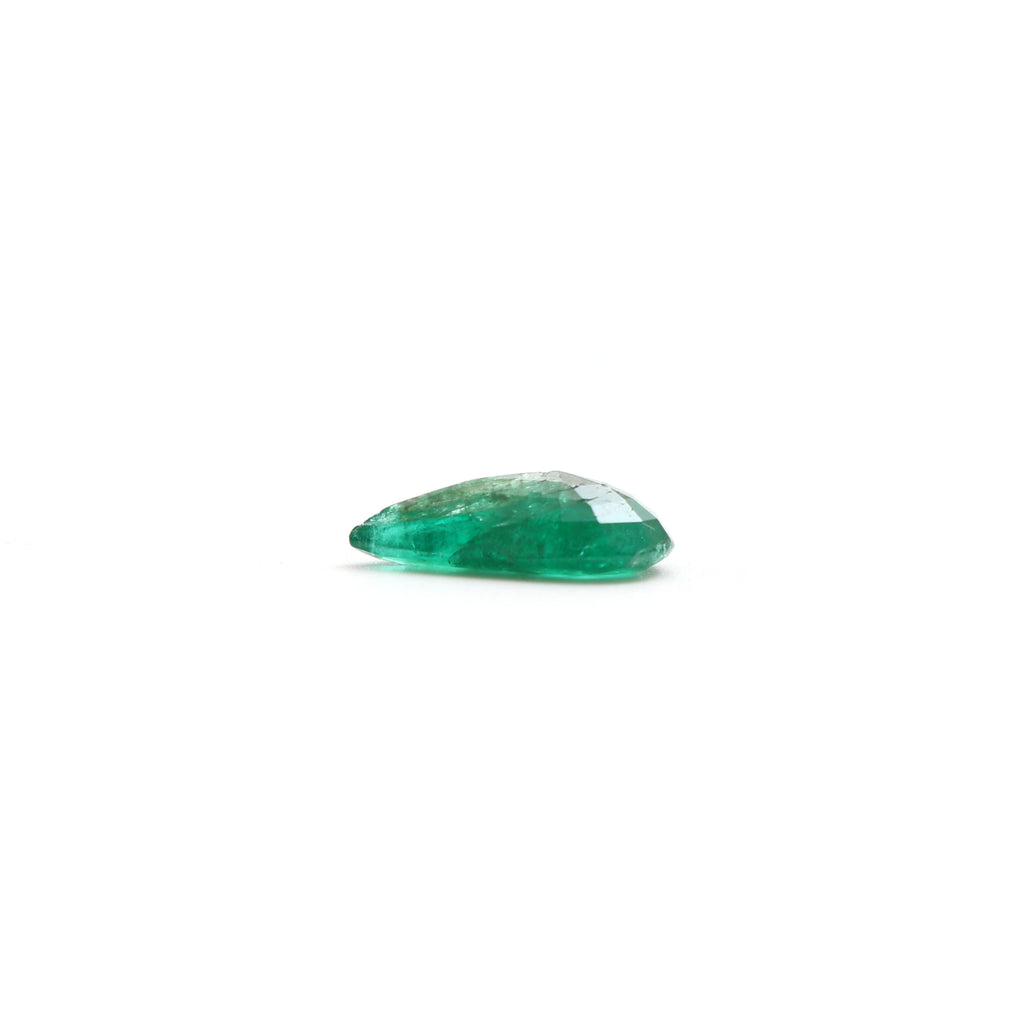 Natural Emerald Faceted Pear Loose Gemstone, 8.5x16 mm, Emerald Jewelry Handmade Gift for Women, 1 Piece - National Facets, Gemstone Manufacturer, Natural Gemstones, Gemstone Beads