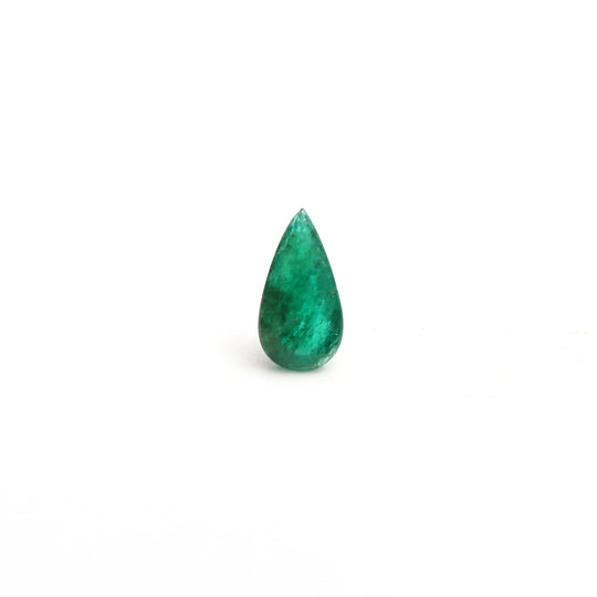 Natural Emerald Faceted Pear Loose Gemstone, 8.5x16 mm, Emerald Jewelry Making Gemstone, 1 Piece
