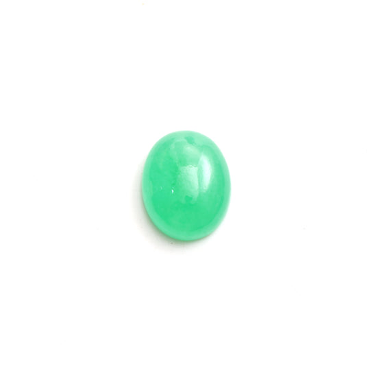 Dyed Jade Smooth Oval Loose Gemstone, 14x17 mm, Jade Jewelry Making Gemstone, 1 Piece