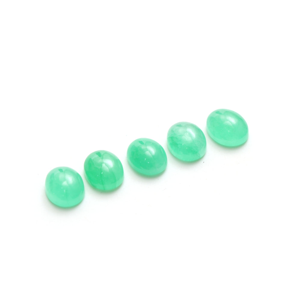 Dyed Jade Smooth Oval Loose Gemstone, 8x10 mm, Jade Jewelry Handmade Gift for Women, Set of 5 Pieces - National Facets, Gemstone Manufacturer, Natural Gemstones, Gemstone Beads