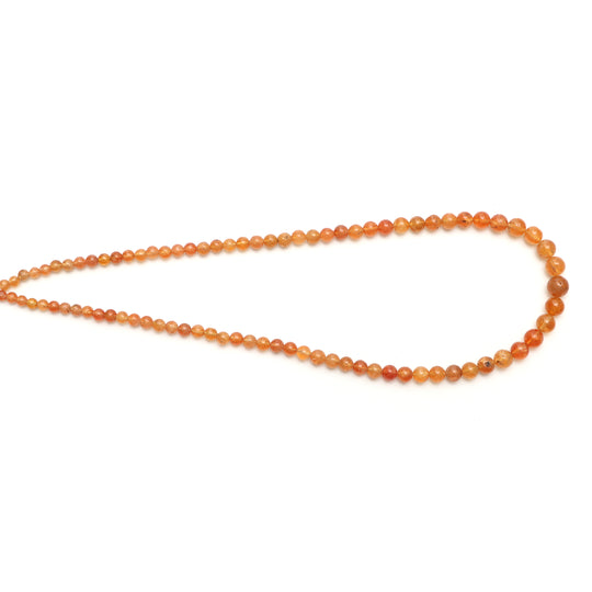 Imperial Topaz Smooth Round Ball Beads, 4 mm To 8 mm, Imperial Topaz Jewelry Making Beads, 18 Inches Full Strand, Price Per Strand