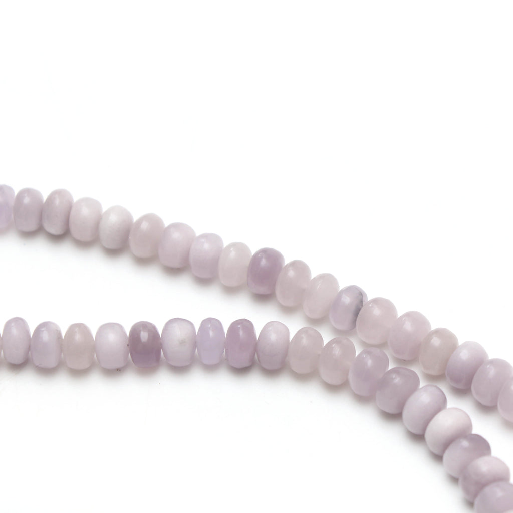 Natural Yttrium Fluorite Smooth Rondelle Beads, Unique Purple Fluorite, 5 mm to 11 mm, 18 Inches, Price Per Strand - National Facets, Gemstone Manufacturer, Natural Gemstones, Gemstone Beads