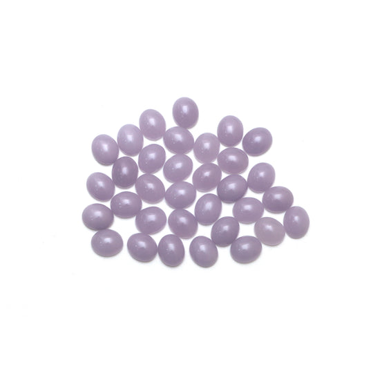 イットリウム フローライト スムース オーバル ルース ジェムストーン、10x12 mm、イットリウム フローライト ジュエリーメイキング ジェムストーン、33 個セット