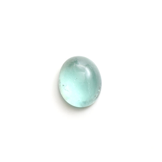 Natural Blue Tourmaline Smooth Oval Gemstone, 15.5x19 mm, Tourmaline Jewelry Making Gemstone, 1 Piece