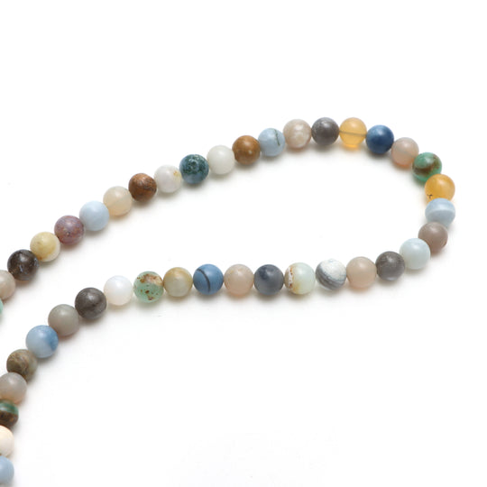 Multi Opal Smooth Round Balls Beads, 7 mm, Multi Opal Jewelry Making Beads, 18 Inches Full Strand, Price Per Strand