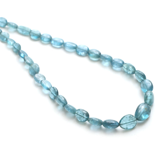 3.5x4.5 mm To 7x11 mm Natural Aquamarine Smooth Oval Beads
