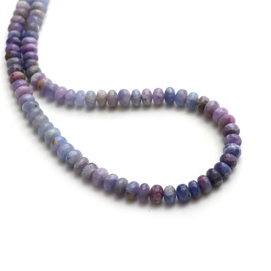 Hackmanite Smooth Rondelle Beads, 7 mm To 8 mm, Hackmanite Jewelry Making Beads, 20 Inches Full Strand, Price Per Strand