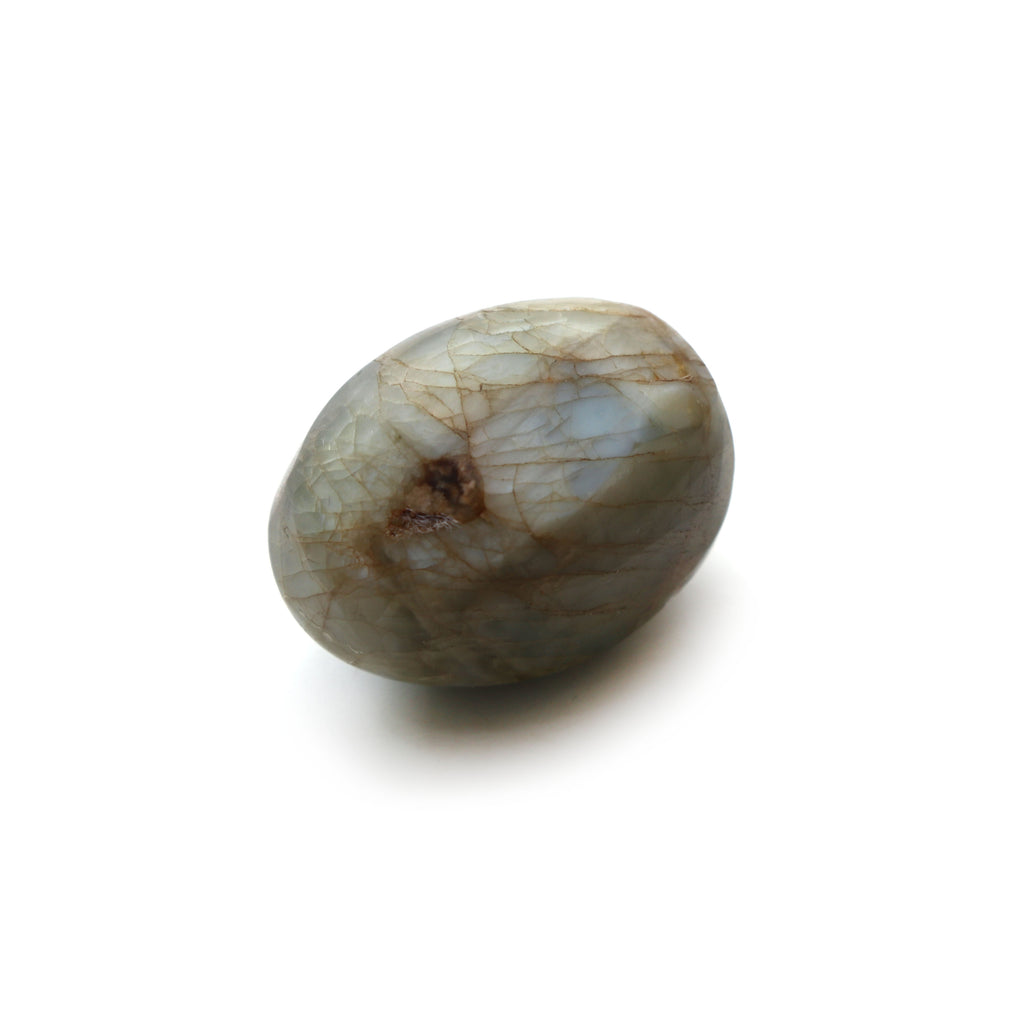 Cat's Eye Smooth Tumble Loose Gemstone, 21.5x29x20 mm, Cat's Eye Jewelry Making Gemstone, Cat's Eye Tumble, 1 Piece - National Facets, Gemstone Manufacturer, Natural Gemstones, Gemstone Beads