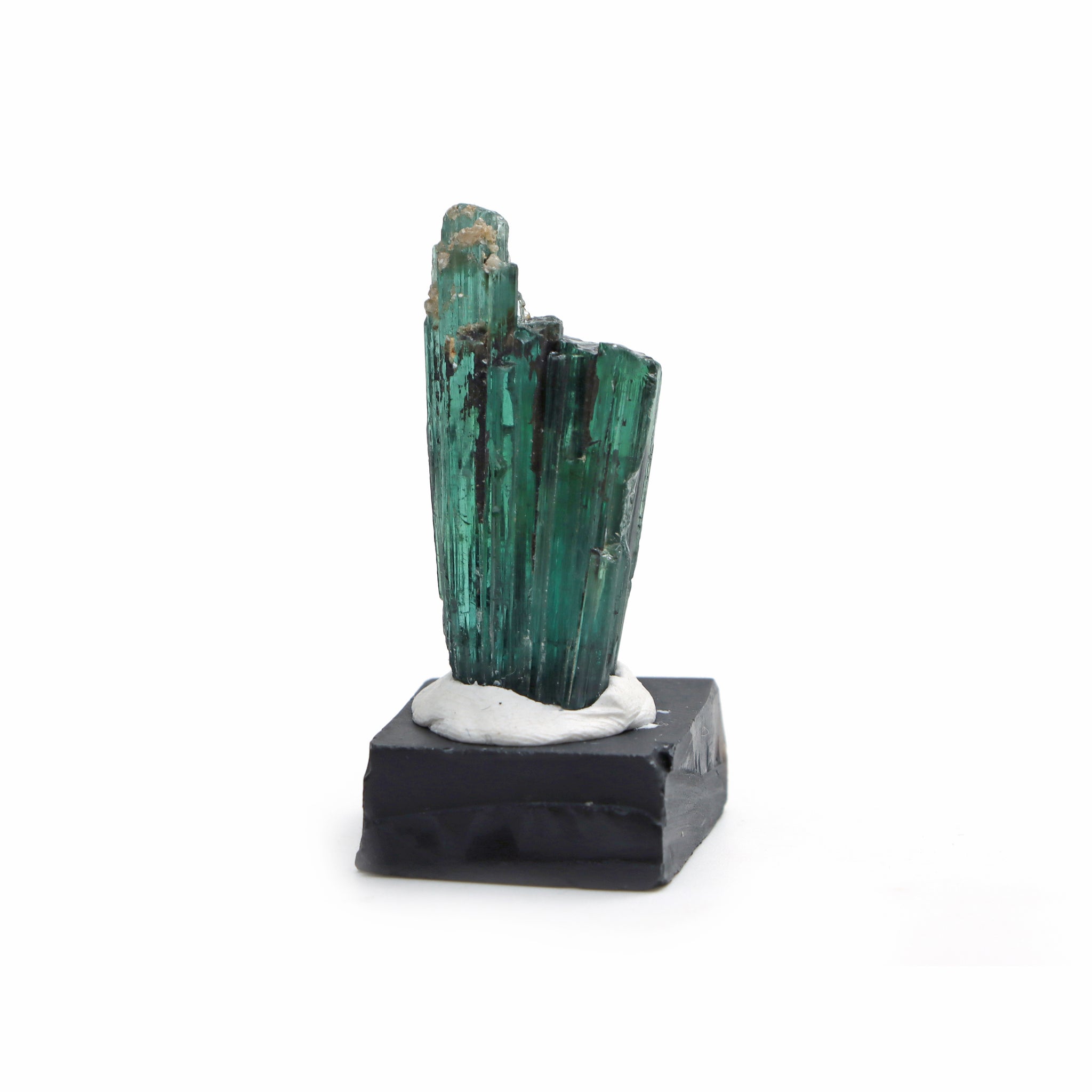 天然グリーントルマリン原石標本ルース宝石、16x36mm、トルマリン