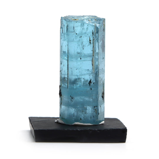 Aquamarine Organic Rough Loose Gemstone, 18x43 mm, Aquamarine Jewelry Making Gemstone, 1 Piece