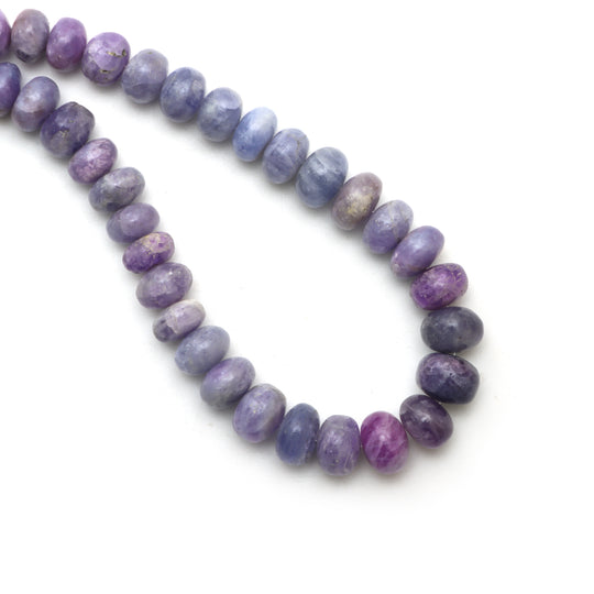Hackmanite Smooth Rondelle Beads, 9 mm To 12 mm, Hackmanite Jewelry Making Beads, 20 Inches Full Strand, Price Per Strand