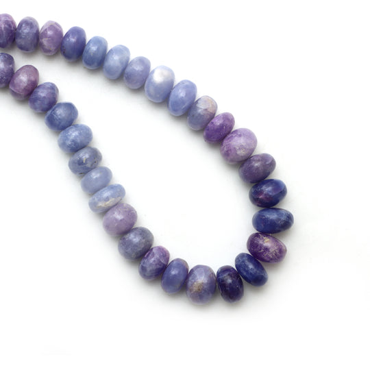 Hackmanite Smooth Rondelle Beads, 9 mm To 12 mm, Hackmanite Jewelry Making Beads, 20 Inches Full Strand, Price Per Strand