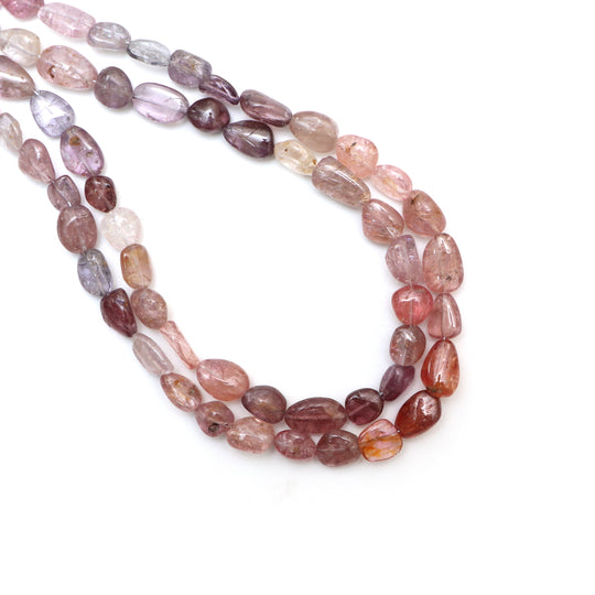 5.5x7.5 - 7.5x10 mm Multi Spinel Smooth Tumble Shape Beads