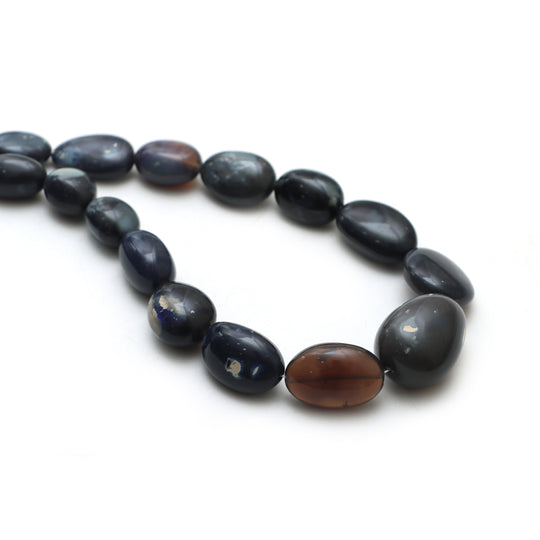 Australian Opal Smooth Tumble Beads, 8x11.5 mm To 19x24 mm, Australian Opal Jewelry Making Beads, 20 Inches Full Strand, Price Per Strand